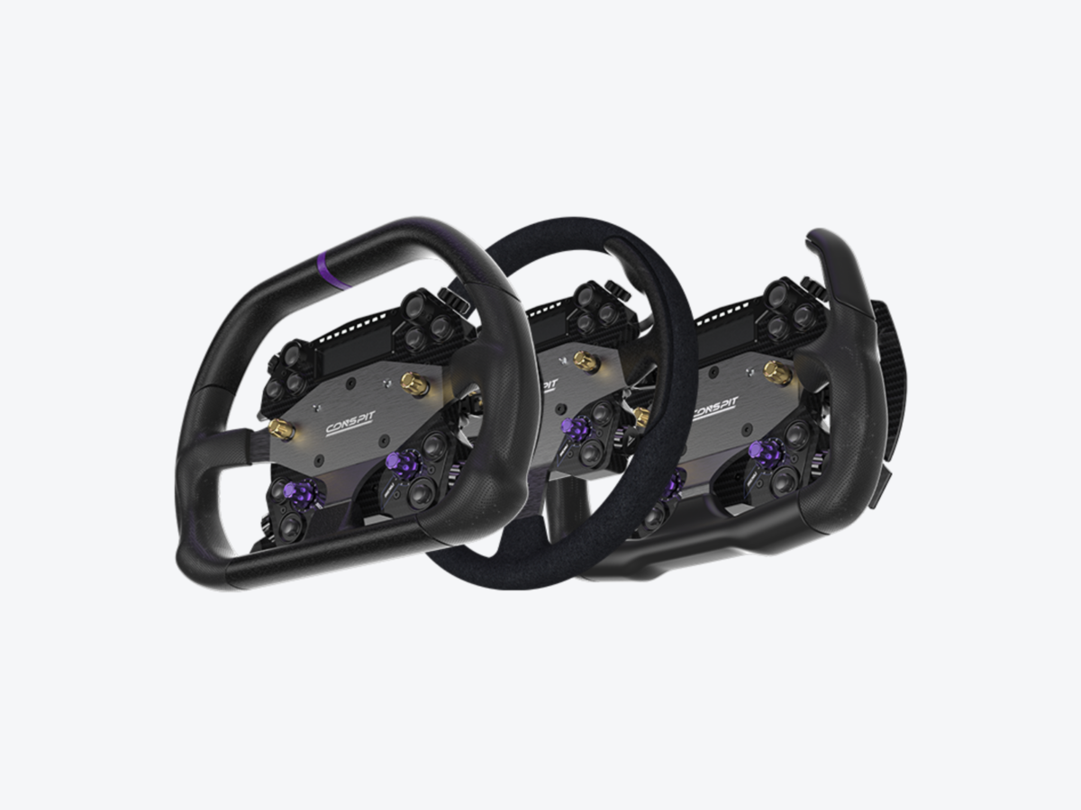 conspit hao hub, karbon fiber formula direksiyon, sim racing hub modülü, rgb ergotouch buton, swift-triggers tetik sistemi