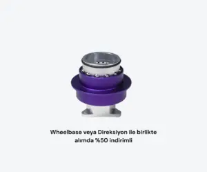 conspit cdr quick release, sim racing quick release, otomatik kilitleme sistemli qr, zero play bağlantı, alüminyum yarış adaptörü