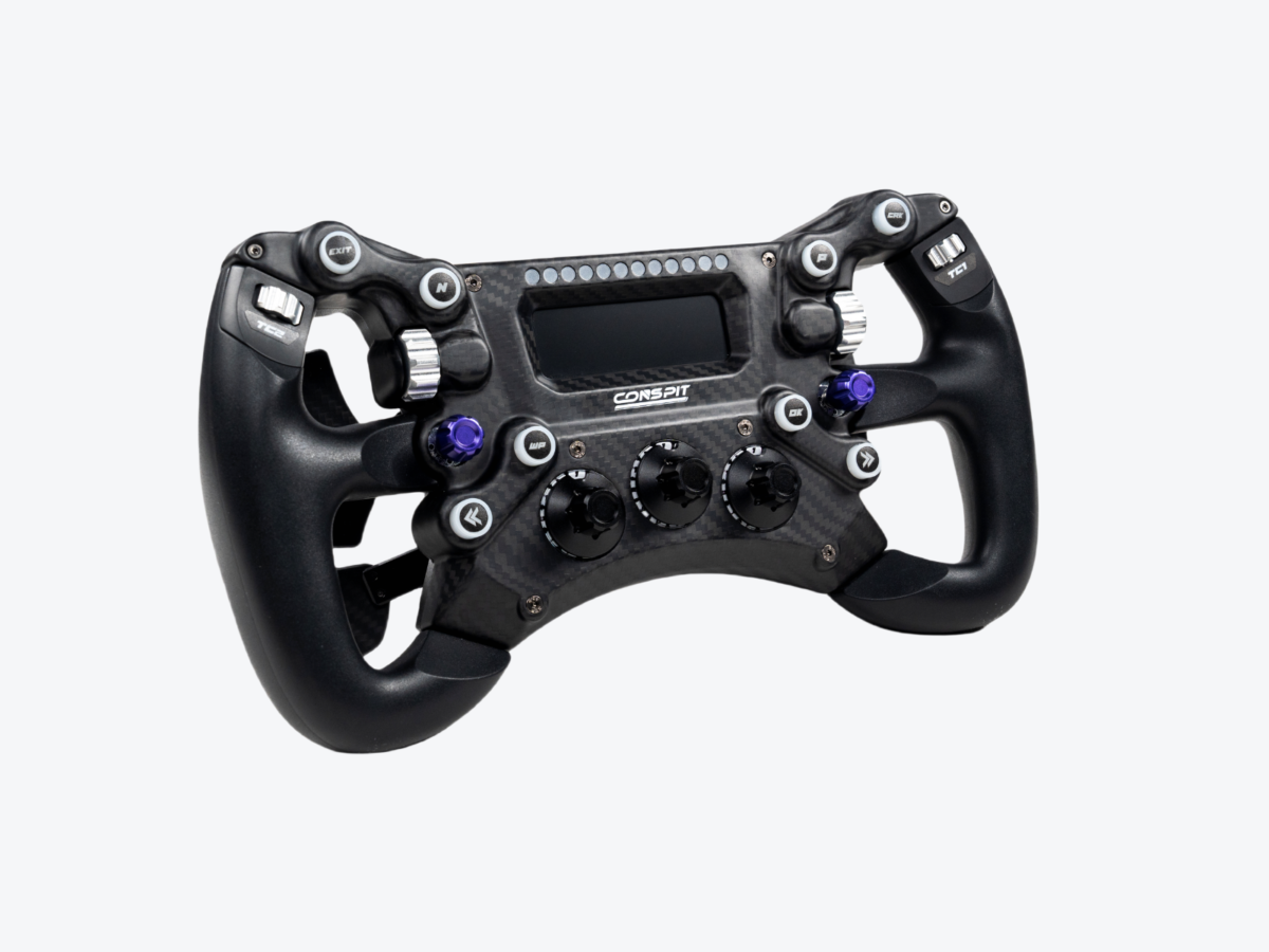 CONSPIT 300GT yarış direksiyonu – profesyonel GT sim direksiyon karbon fiber gövde